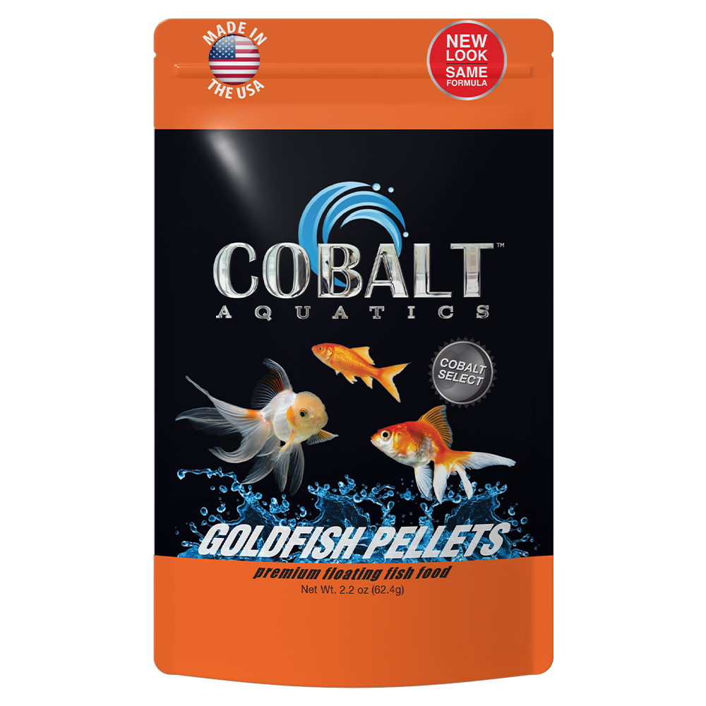 Cobalt Aquatics Select Goldfish Pellet Fish Food, 2.2-oz Pouch